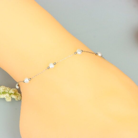 "Handmade Anklet – A Stylish Choice for Women, Thoughtful Gift Idea, EVCH1148 - Picture 4 of 10